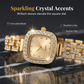 🎁New Arrival 50% OFF💥Women Drawstring Bracelet Watch Square Quartz