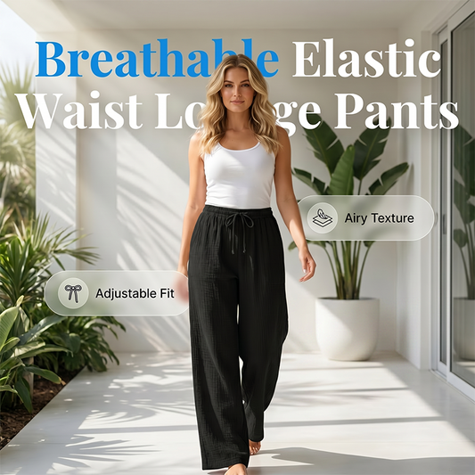 🔥While Supplies Last 40% OFF!🎉 Women’s Elastic Waist Cotton Loungewear Pants