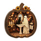 🔥While Supplies Last 40% OFF!🎉 Halloween Wooden Pumpkin Tabletop Decor
