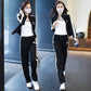 Women's Casual Sports Suit - Zipper Jacket with Trousers